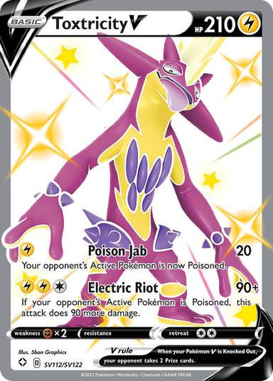 Toxtricity V, Shining Fates Shiny Vault SV112