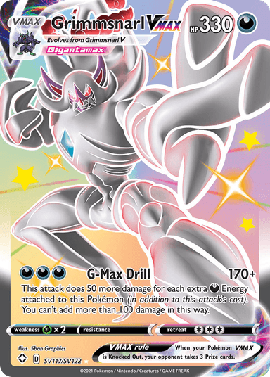 Grimmsnarl VMAX, Shining Fates Shiny Vault SV117