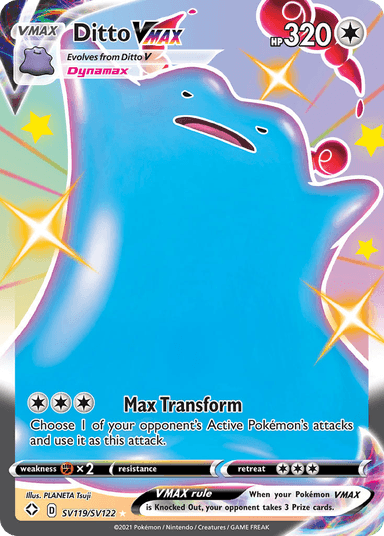 Ditto VMAX, Shining Fates Shiny Vault SV119