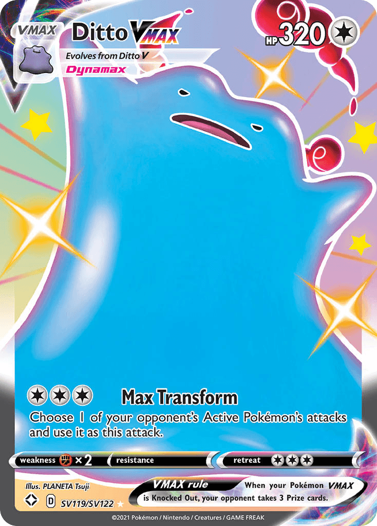Ditto VMAX, Shining Fates Shiny Vault SV119