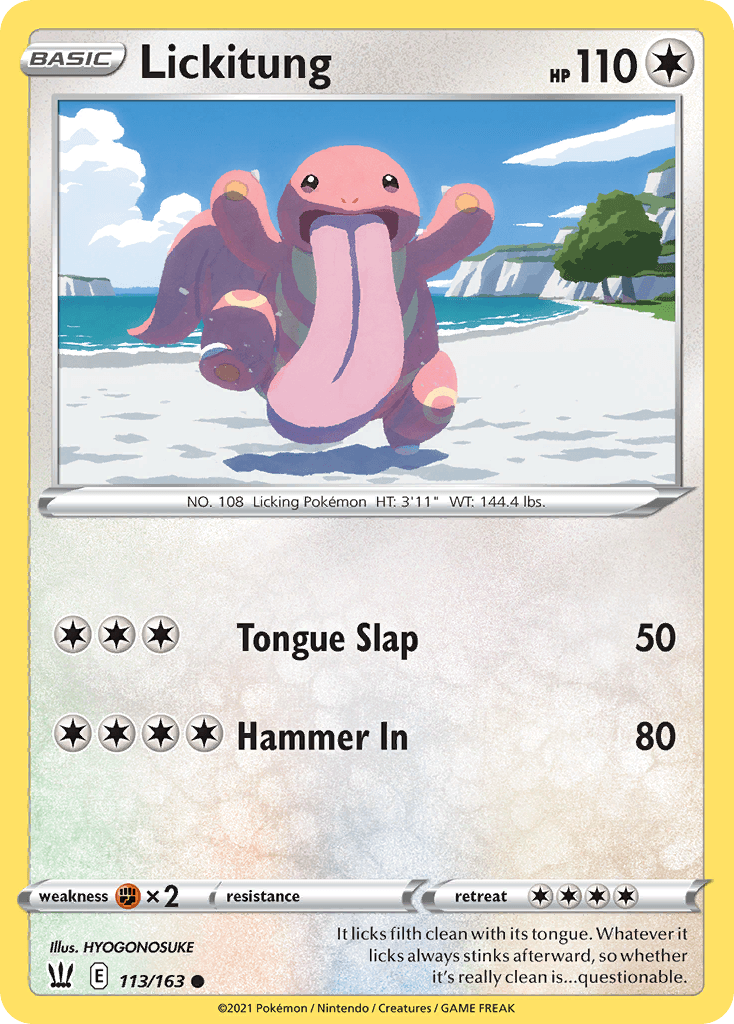 Lickitung, Battle Styles 113