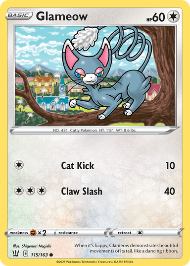 Glameow, Battle Styles 115