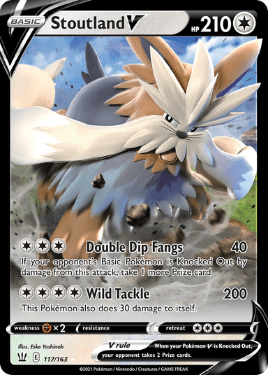 Stoutland V, Battle Styles 117