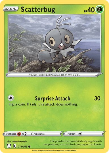 Scatterbug, Battle Styles 11