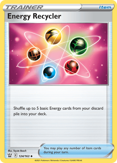 Energy Recycler, Battle Styles 124