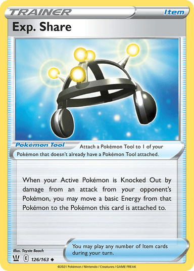 Exp. Share, Battle Styles 126