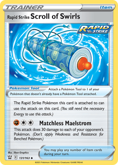 Rapid Strike Scroll of Swirls, Battle Styles 131