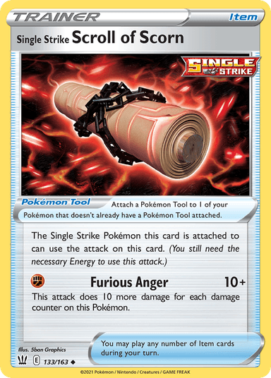 Single Strike Scroll of Scorn, Battle Styles 133
