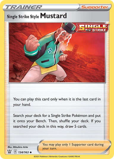 Single Strike Style Mustard, Battle Styles 134