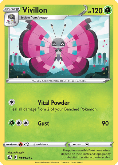 Vivillon, Battle Styles 13
