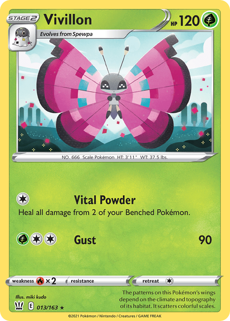 Vivillon, Battle Styles 13