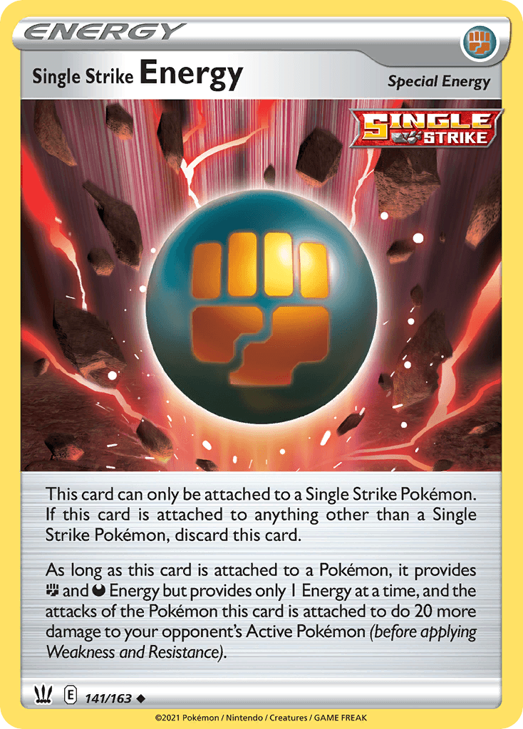 Single Strike Energy, Battle Styles 141