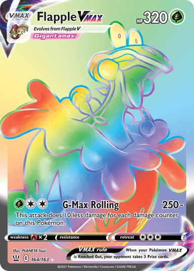 Flapple VMAX, Battle Styles 164