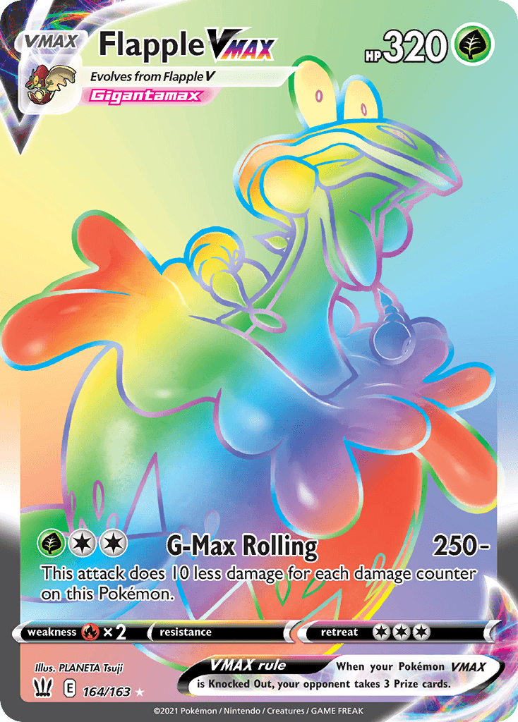 Flapple VMAX, Battle Styles 164