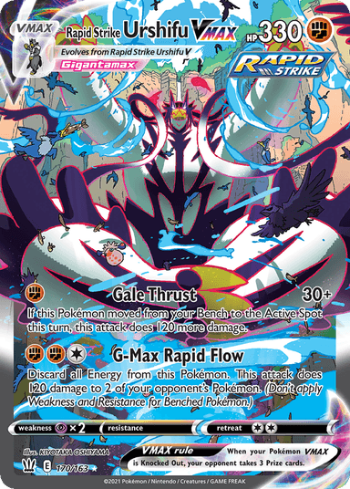 Rapid Strike Urshifu VMAX, Battle Styles 170