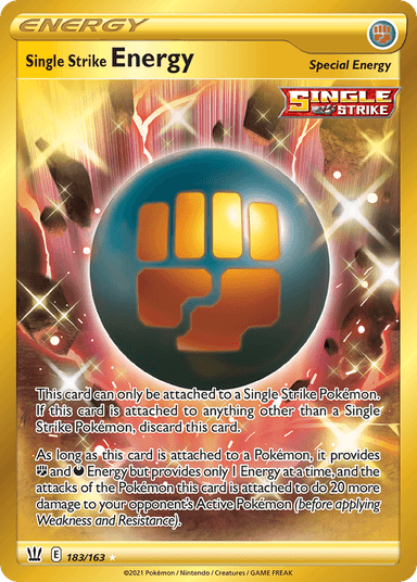 Single Strike Energy, Battle Styles 183