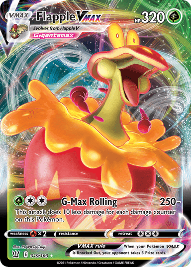 Flapple VMAX, Battle Styles 19