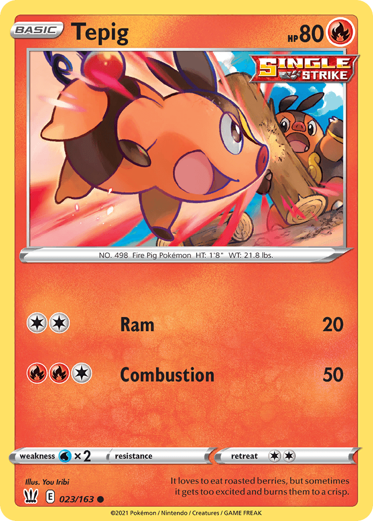 Tepig, Battle Styles 23
