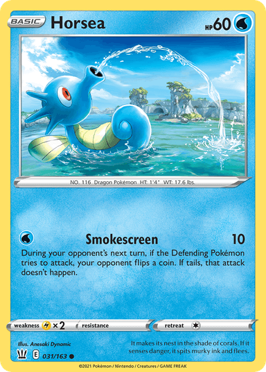 Horsea, Battle Styles 31