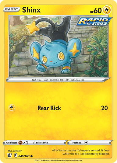Shinx, Battle Styles 46
