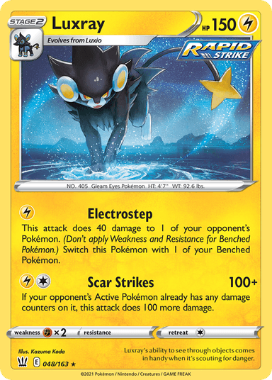 Luxray, Battle Styles 48