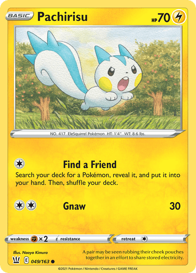 Pachirisu, Battle Styles 49