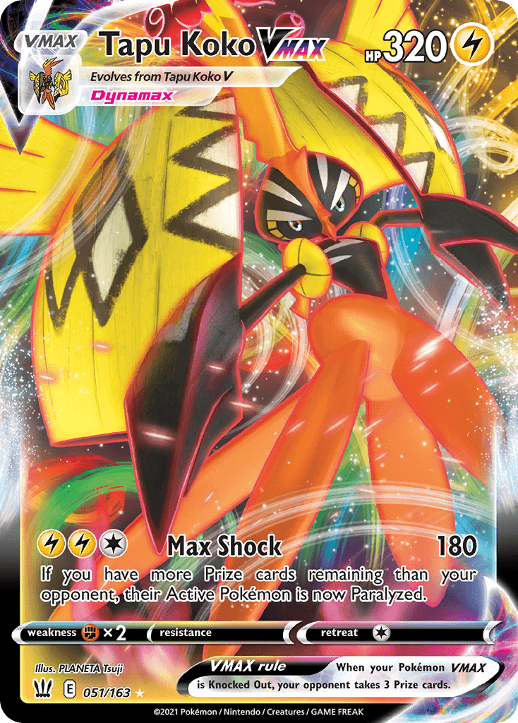 Tapu Koko VMAX, Battle Styles 51