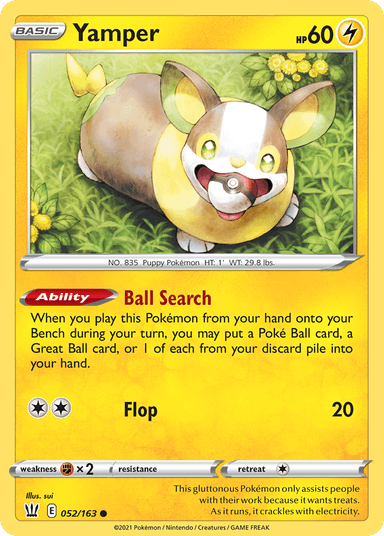 Yamper, Battle Styles 52