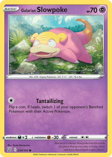 Galarian Slowpoke, Battle Styles 54