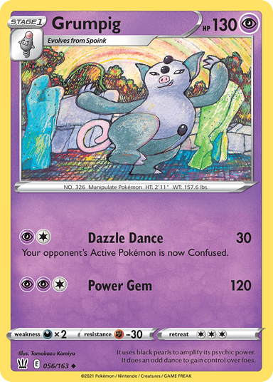 Grumpig, Battle Styles 56