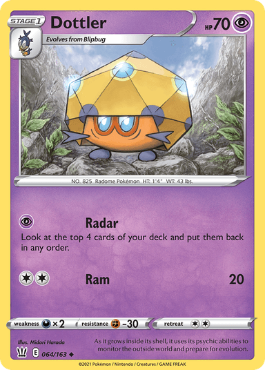 Dottler, Battle Styles 64