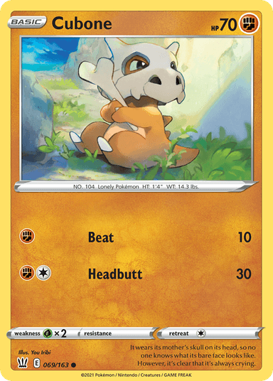 Cubone, Battle Styles 69