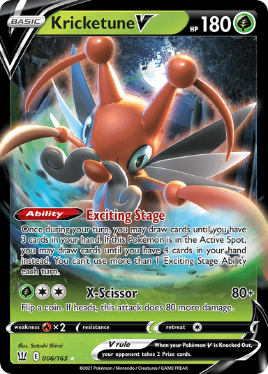 Kricketune V, Battle Styles 6