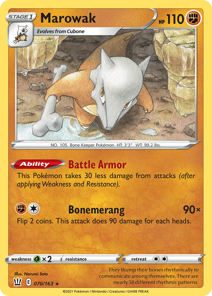Marowak, Battle Styles 70