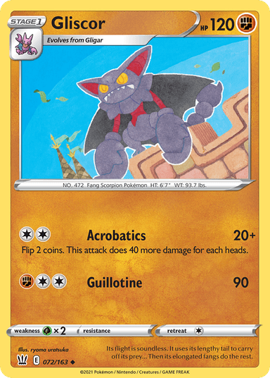 Gliscor, Battle Styles 72