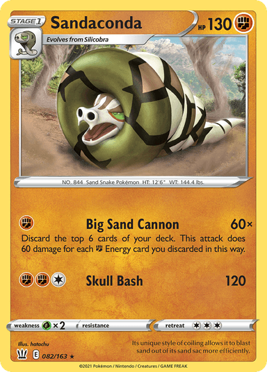 Sandaconda, Battle Styles 82