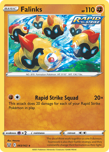Falinks, Battle Styles 83