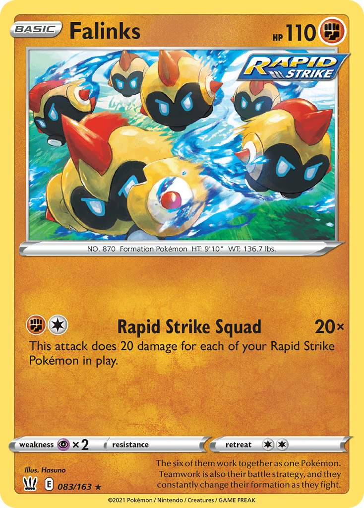 Falinks, Battle Styles 83