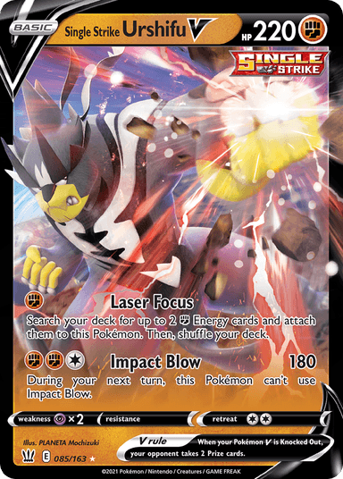 Single Strike Urshifu V, Battle Styles 85