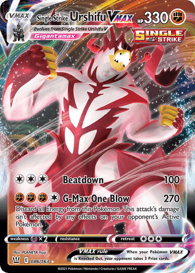 Single Strike Urshifu VMAX, Battle Styles 86