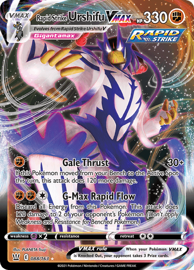 Rapid Strike Urshifu VMAX, Battle Styles 88