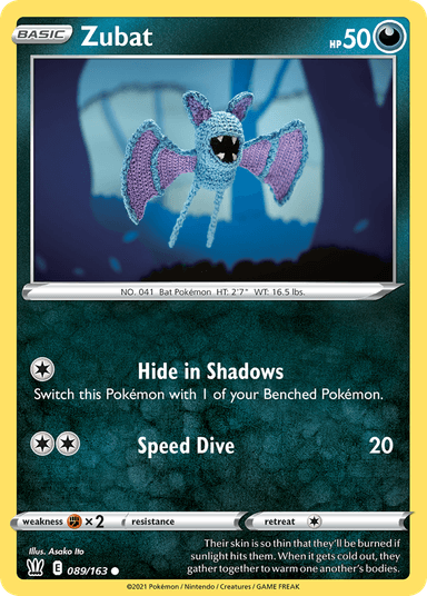 Zubat, Battle Styles 89