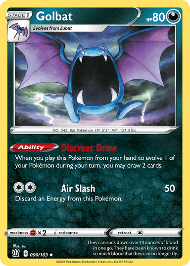 Golbat, Battle Styles 90
