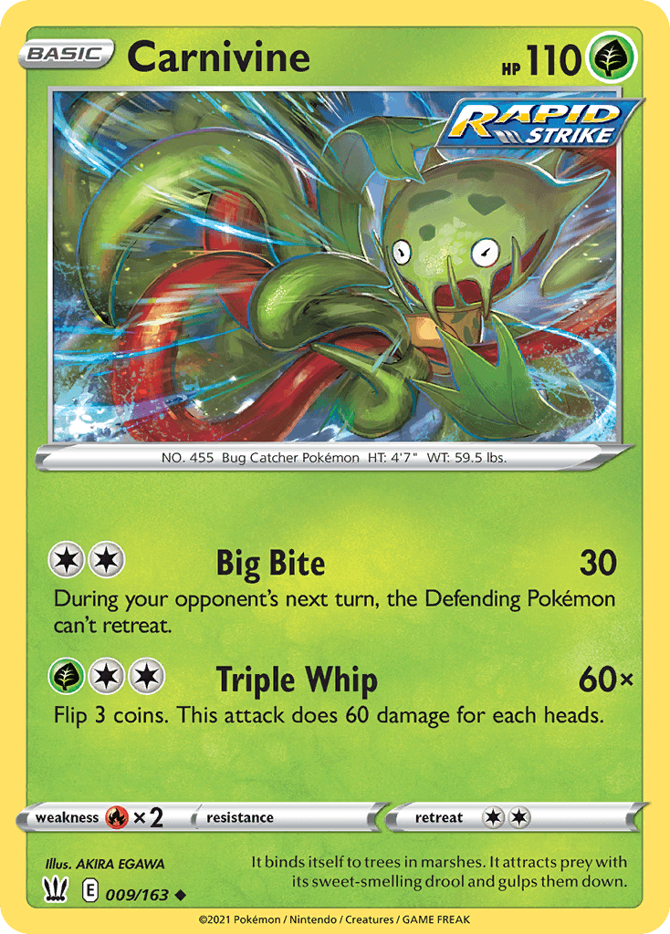 Carnivine, Battle Styles 9