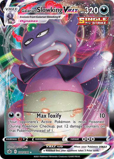 Galarian Slowking VMAX, Chilling Reign 100