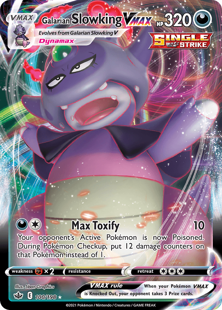 Galarian Slowking VMAX, Chilling Reign 100