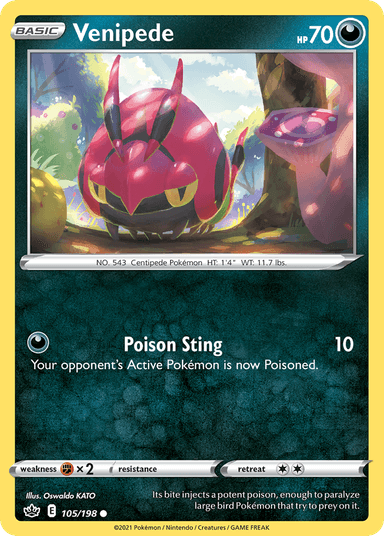 Venipede, Chilling Reign 105