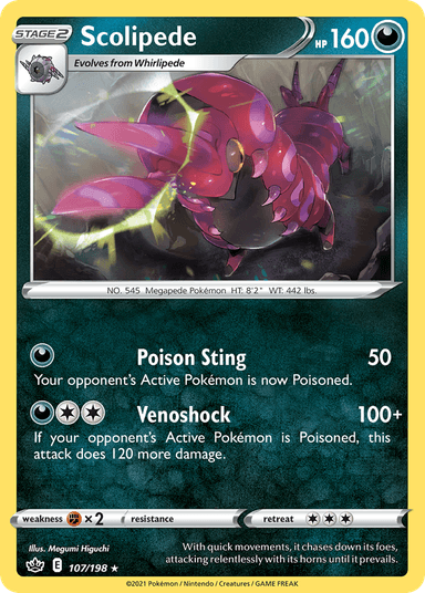 Scolipede, Chilling Reign 107