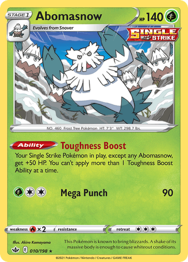 Abomasnow, Chilling Reign 10