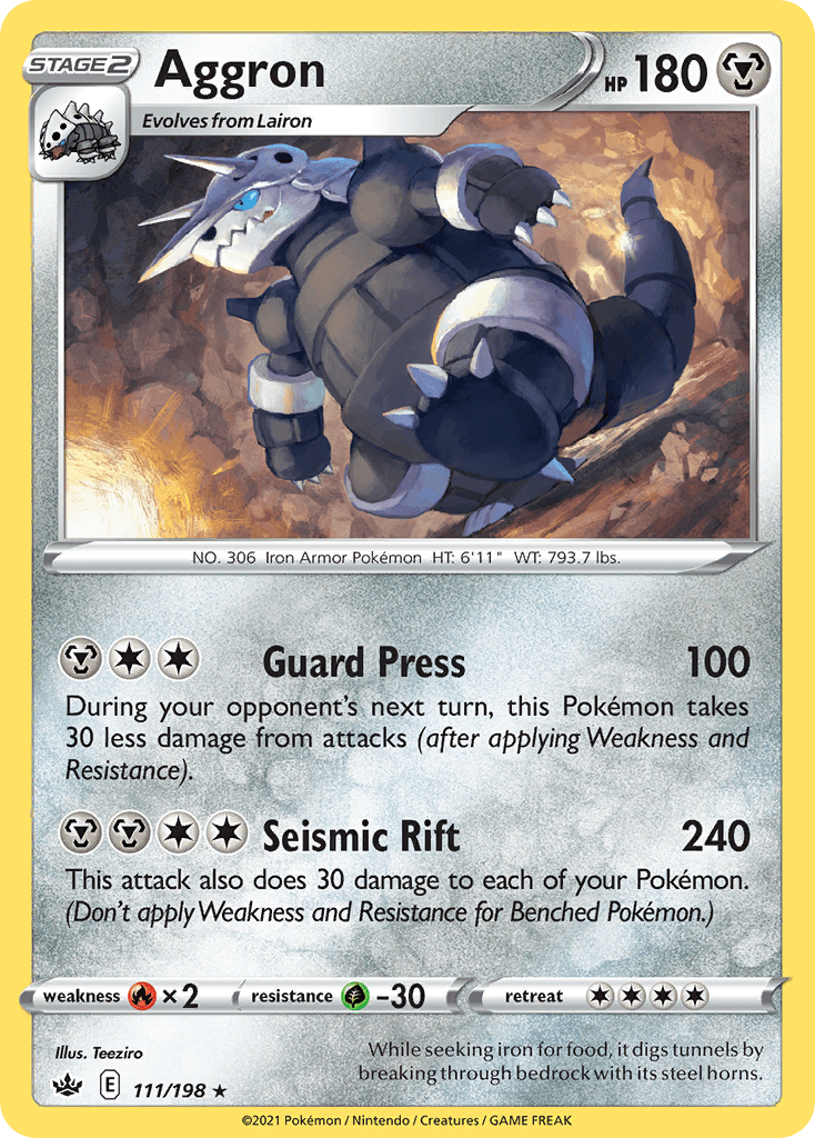 Aggron, Chilling Reign 111